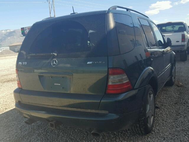 4JGAB74E4YA203679 - 2000 MERCEDES-BENZ ML 55 GREEN photo 4