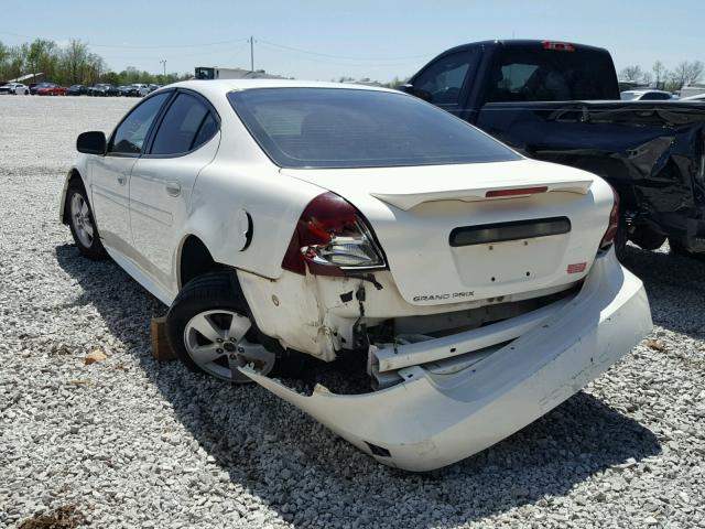 2G2WP552X61140006 - 2006 PONTIAC GRAND PRIX WHITE photo 3