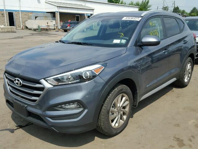 KM8J3CA49HU453595 - 2017 HYUNDAI TUCSON LIM GRAY photo 2