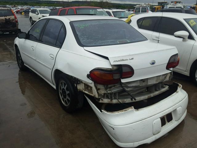 1G1NE52M6X6122057 - 1999 CHEVROLET MALIBU LS 白色 照片 3