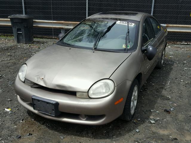 1P3ES46C81D253814 - 2001 PLYMOUTH NEON BASE 棕色 照片 2