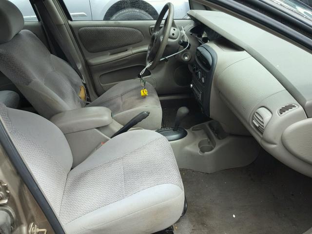 1P3ES46C81D253814 - 2001 PLYMOUTH NEON BASE 棕色 照片 5