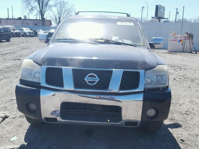 5N1AA08A56N733750 - 2006 NISSAN ARMADA SE BLACK photo 9