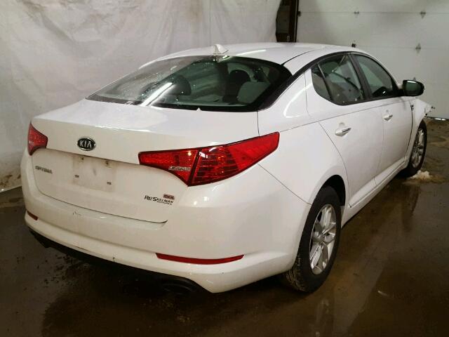 5XXGM4A7XCG057086 - 2012 KIA OPTIMA WHITE photo 4