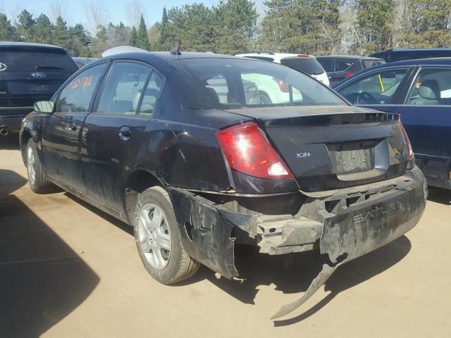 1G8AJ55FX7Z144103 - 2007 SATURN ION LEVEL BLACK photo 3