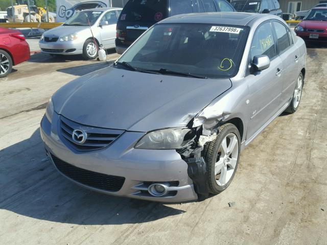 JM1BK323X61526246 - 2006 MAZDA 3 S GRAY photo 2