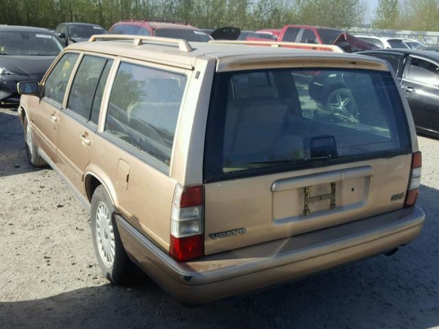 YV1KW9605T1032213 - 1996 VOLVO 960 BEIGE photo 3