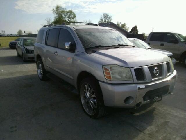 5N1AA08B64N710984 - 2004 NISSAN ARMADA SE SILVER photo 1