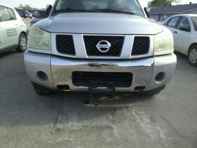 5N1AA08B64N710984 - 2004 NISSAN ARMADA SE SILVER photo 9