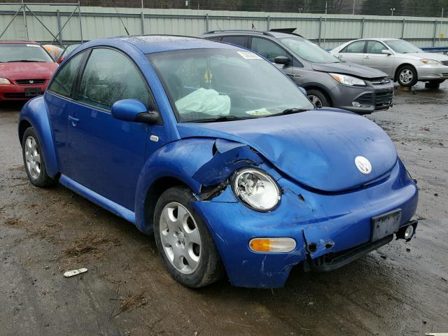 3VWCB21C02M461417 - 2002 VOLKSWAGEN NEW BEETLE 蓝色 照片 1