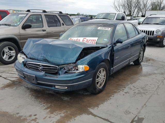 2G4WB52KXX1518143 - 1999 BUICK REGAL LS GREEN photo 2