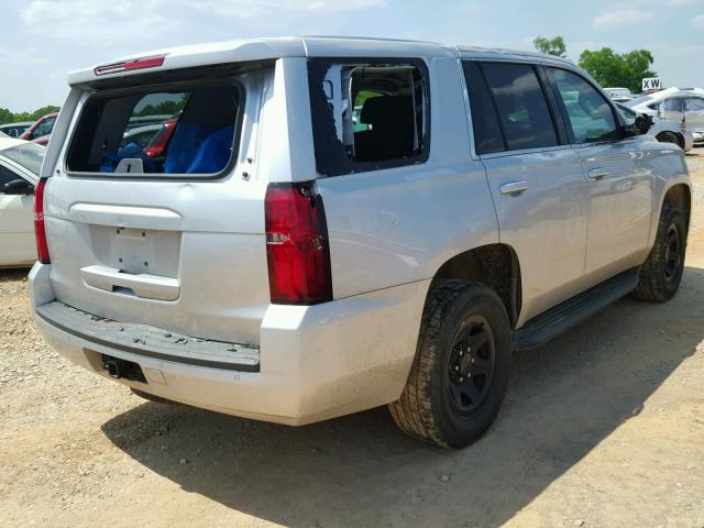 1GNLC2EC7FR568471 - 2015 CHEVROLET TAHOE POLI SILVER photo 4