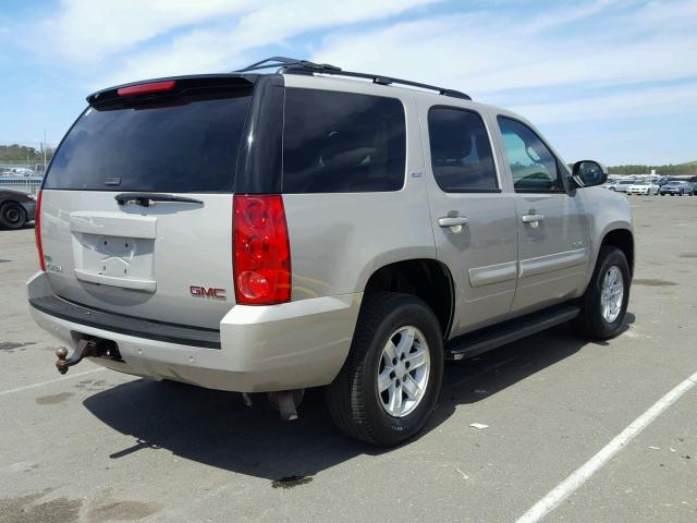 1GKFK13008J143191 - 2008 GMC YUKON BEIGE photo 4