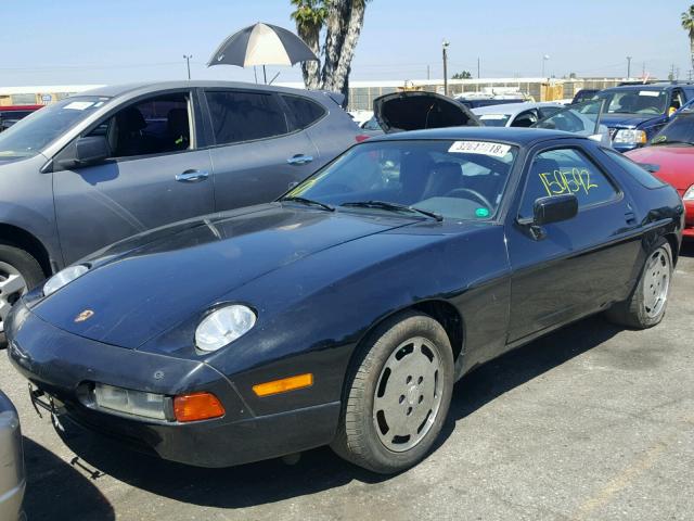 WP0JB0923JS860564 - 1988 PORSCHE 928 S-4 BLACK photo 2