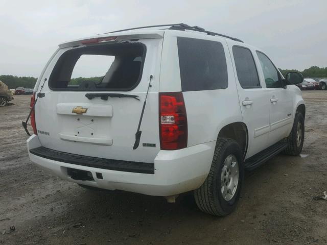 1GNSCAE02BR268651 - 2011 CHEVROLET TAHOE C150 WHITE photo 4