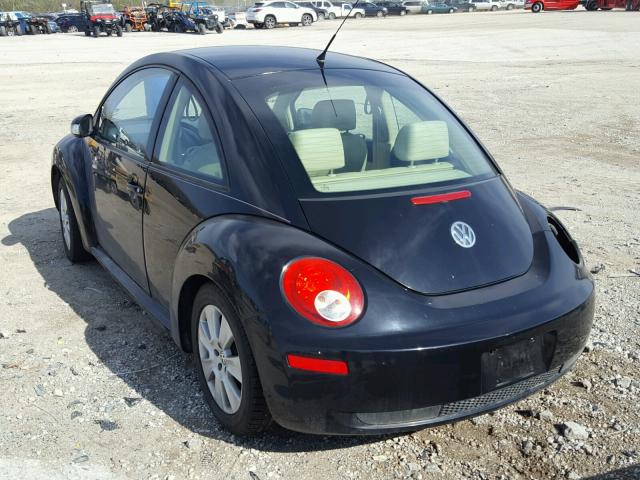 3VWPW31C68M518451 - 2008 VOLKSWAGEN NEW BEETLE BLACK photo 3