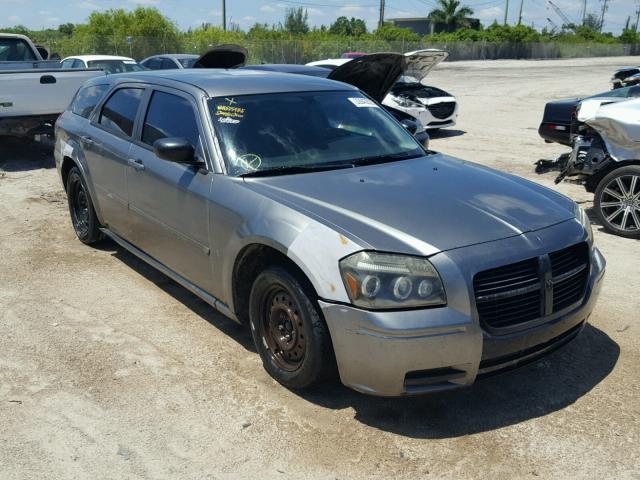 2D8FV48T75H555260 - 2005 DODGE MAGNUM SE GRAY photo 1