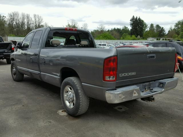 3D7KR28C46G133783 - 2006 DODGE RAM 2500 S GRAY photo 3