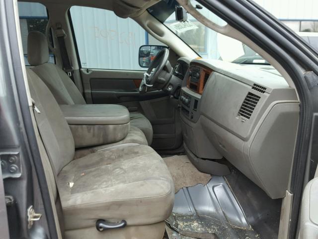 3D7KR28C46G133783 - 2006 DODGE RAM 2500 S GRAY photo 5