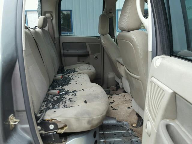 3D7KR28C46G133783 - 2006 DODGE RAM 2500 S GRAY photo 6