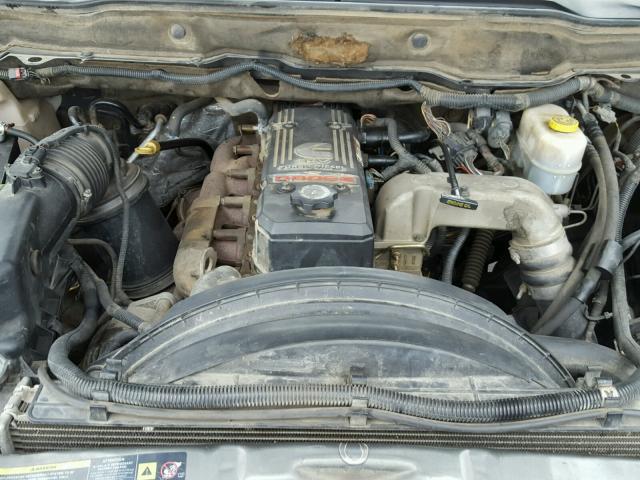 3D7KR28C46G133783 - 2006 DODGE RAM 2500 S GRAY photo 7
