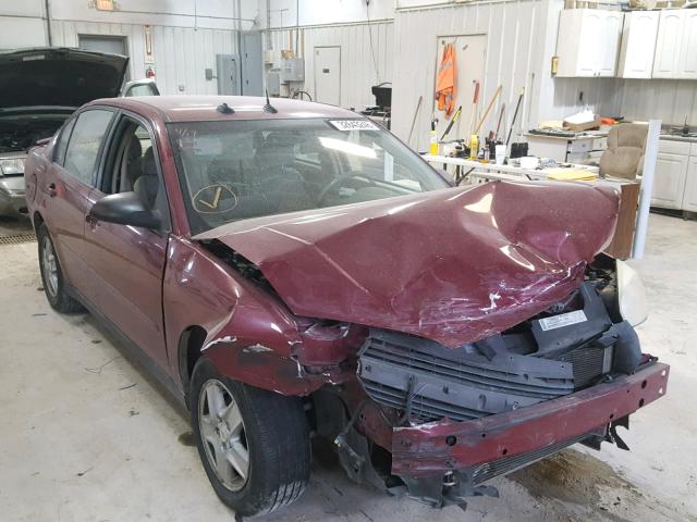 1G1ZT54894F108253 - 2004 CHEVROLET MALIBU LS RED photo 1