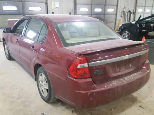 1G1ZT54894F108253 - 2004 CHEVROLET MALIBU LS RED photo 3