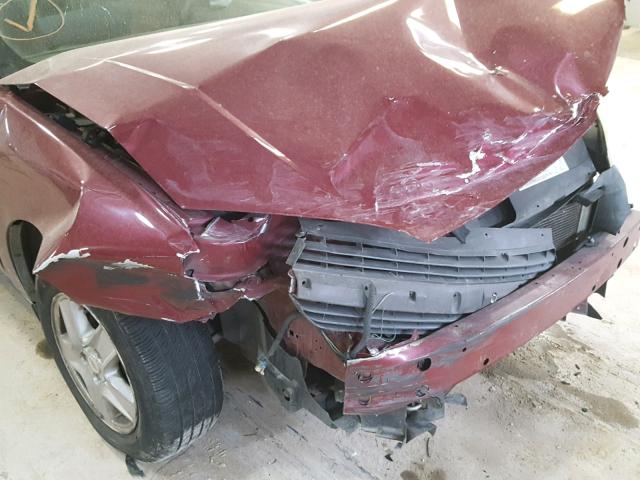 1G1ZT54894F108253 - 2004 CHEVROLET MALIBU LS RED photo 9