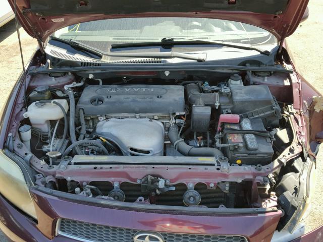 JTKDE177150060767 - 2005 TOYOTA SCION TC 勃艮第红 照片 7
