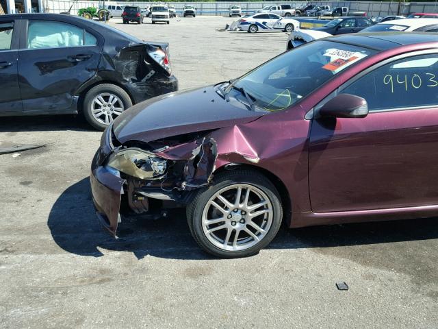 JTKDE177150060767 - 2005 TOYOTA SCION TC 勃艮第红 照片 9