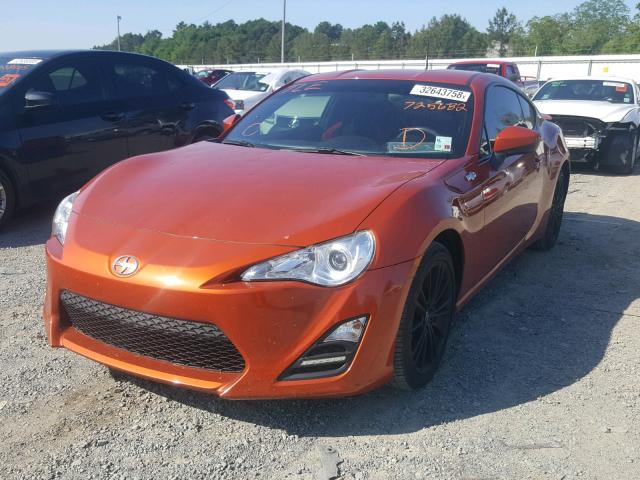 JF1ZNAA17D2725682 - 2013 TOYOTA SCION FR-S ნარინჯისფერი ფოტო 2