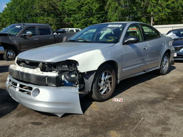 1G2NF52E54M568340 - 2004 PONTIAC GRAND AM S 银色 照片 2