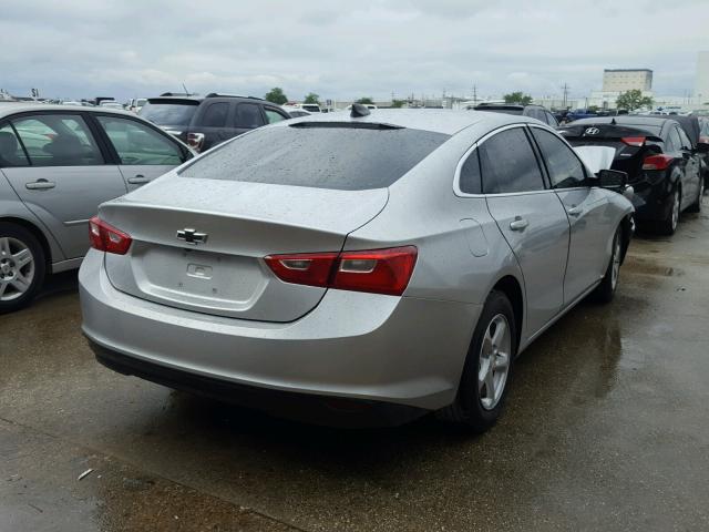 1G1ZB5ST1GF356981 - 2016 CHEVROLET MALIBU LS 银色 照片 4