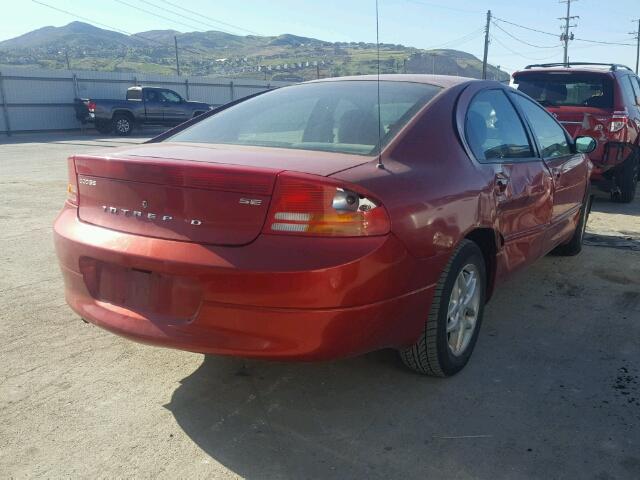 2B3HD46R13H501825 - 2003 DODGE INTREPID S RED photo 4