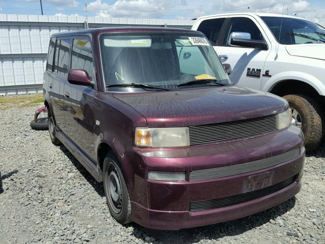 JTLKT324140144281 - 2004 TOYOTA SCION XB PURPLE photo 1