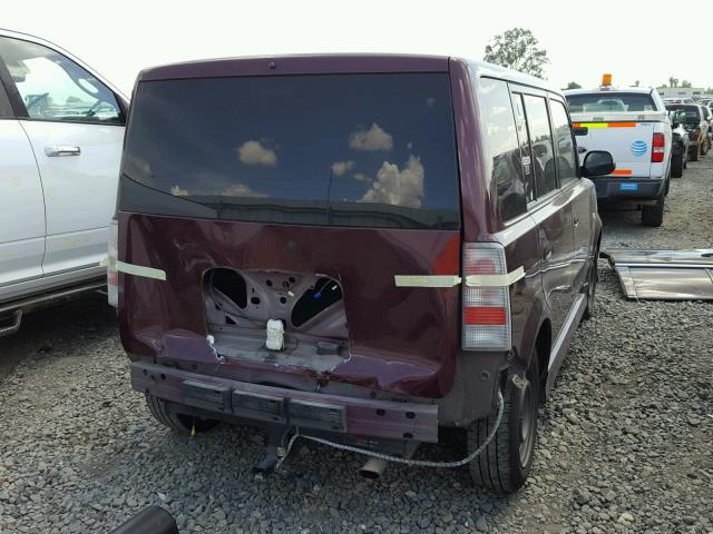 JTLKT324140144281 - 2004 TOYOTA SCION XB PURPLE photo 4