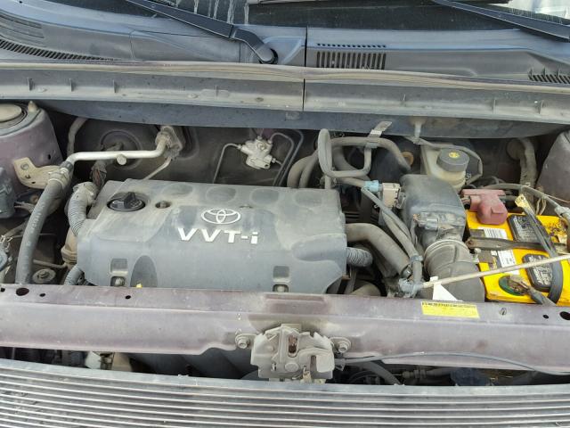 JTLKT324140144281 - 2004 TOYOTA SCION XB PURPLE photo 7