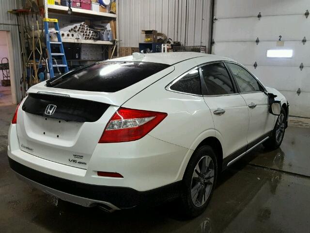 5J6TF2H59FL003102 - 2015 HONDA CROSSTOUR WHITE photo 4