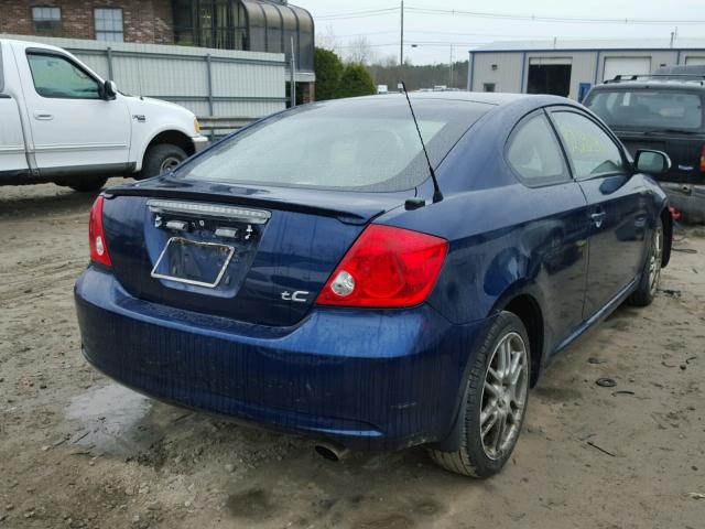 JTKDE177050022947 - 2005 TOYOTA SCION TC 蓝色 照片 4
