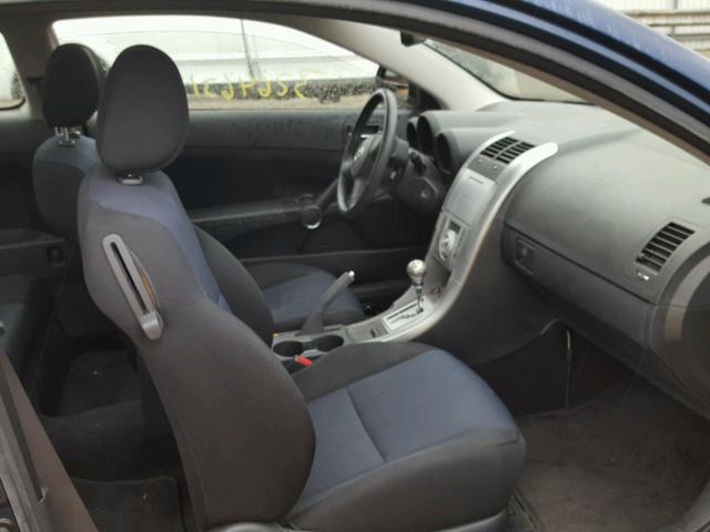 JTKDE177050022947 - 2005 TOYOTA SCION TC 蓝色 照片 5