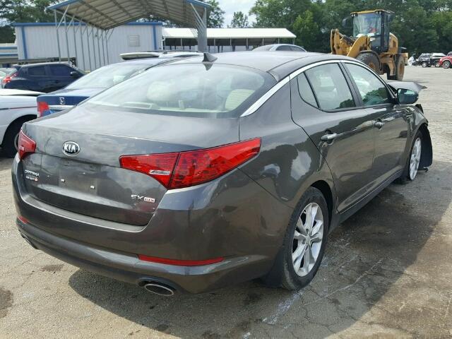 5XXGN4A76DG164831 - 2013 KIA OPTIMA EX SILVER photo 4