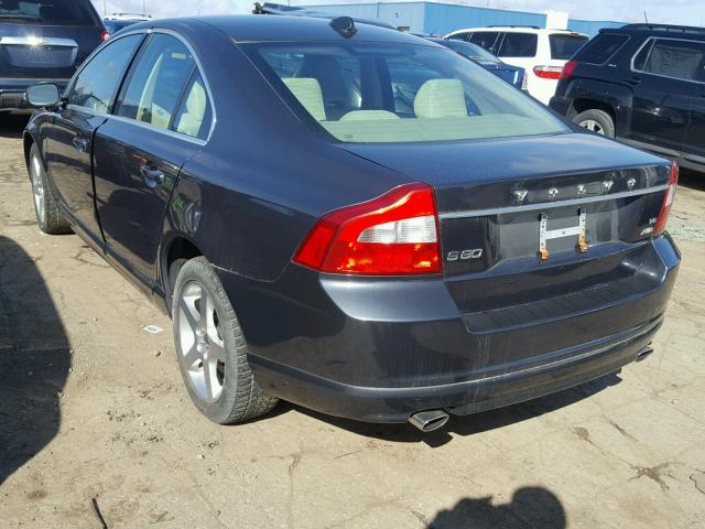 YV1AH992891093731 - 2009 VOLVO S80 T6 GRAY photo 3