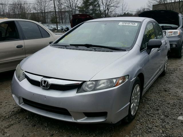 2HGFA16359H327339 - 2009 HONDA CIVIC VP SILVER photo 2