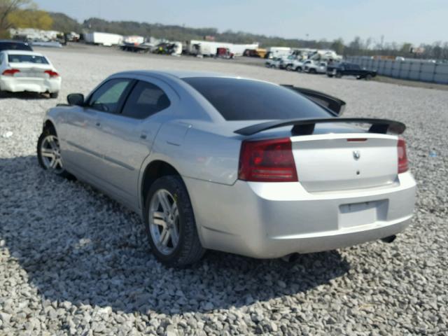 2B3KA53H66H261627 - 2006 DODGE CHARGER R/ SILVER photo 3