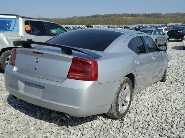 2B3KA53H66H261627 - 2006 DODGE CHARGER R/ SILVER photo 4