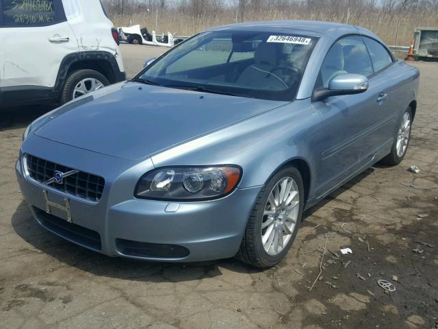 YV1MC672X8J043621 - 2008 VOLVO C70 T5 BLUE photo 2