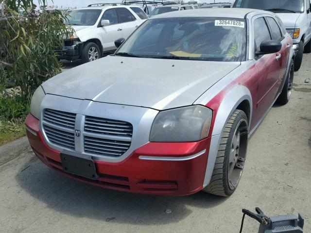 2D4FV48T95H514386 - 2005 DODGE MAGNUM SE TWO TONE photo 2