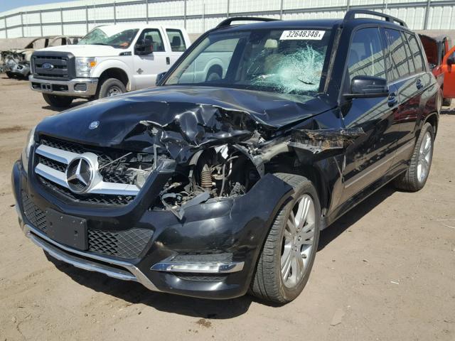 WDCGG8JB8DF987193 - 2013 MERCEDES-BENZ GLK 350 4M BLACK photo 2