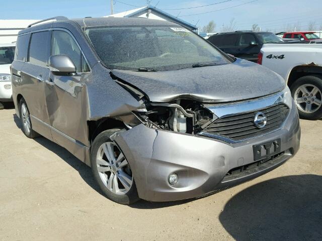 JN8AE2KP2C9048583 - 2012 NISSAN QUEST S/SV SILVER photo 1