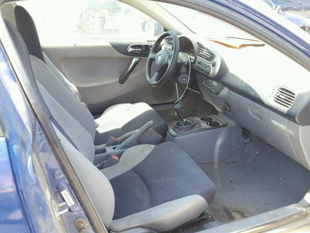 JHMZE13531T000658 - 2001 HONDA INSIGHT BLUE photo 5